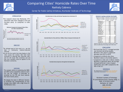 Nathaly Cabrera-Delgado - Comparing Cities' Homicide Rates