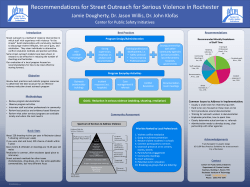 Jamie Dougherty Jason Willis - Recommendations for Street Outreach Programs