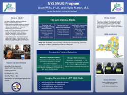 SNUG Street Outreach Program: &nbsp;Alysia Mason and Dr. Jason Willis