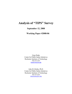 Community Concerns and Desires: Driving Park and Dewey (September 2008)