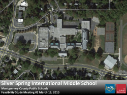 March 16, 2015 Community Meeting Presentation