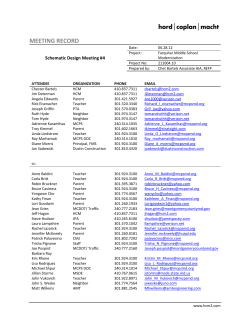 June 28, 2013 Meeting Notes
