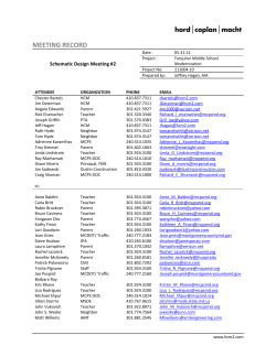 May 31, 2013 Meeting