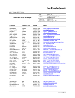 May 22, 2013 Meeting