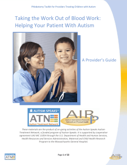 Blood Draw Tool Kit - A Provider's Guide
