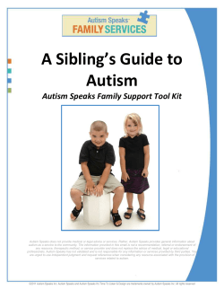A Sibling's Guide to Autism