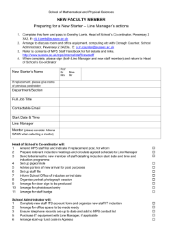 New Teaching Fellow induction checklist PDF [PDF 187.88KB]