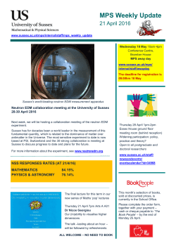 MPS weekly update 21 April 2016 [PDF 1.44MB]
