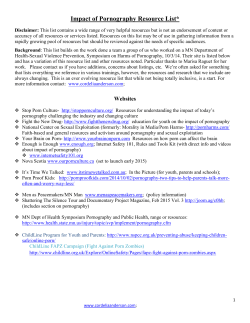 List of resources (updated) (PDF)