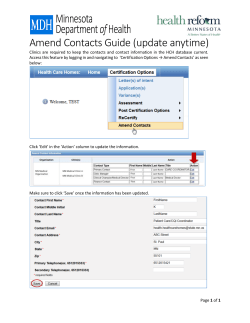 Amend Contacts Guide (PDF)