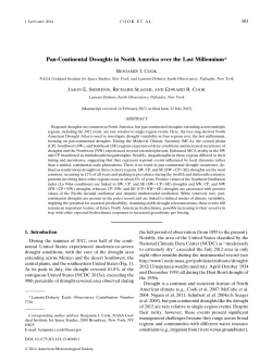 Pan-continental droughts in North America over the last millennium