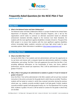 National Center and State Collaborative (NCSC) project