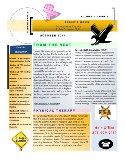 October 2014 Newsletter