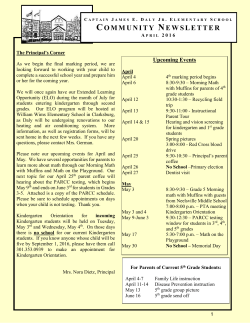April Newsletter&nbsp;