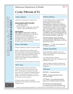 CF medical fact sheet (PDF)