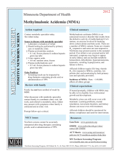 MMA medical fact sheet (PDF)