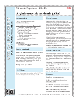 ASA medical fact sheet (PDF)