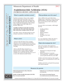 ASA family fact sheet (PDF)