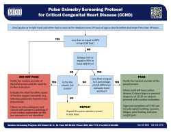 Pulse Oximetry Screening Protocol and Tips for Screeners (PDF)