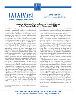 MMWR: January 23, 2009