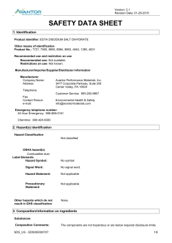 EDTA SDS (PDF)