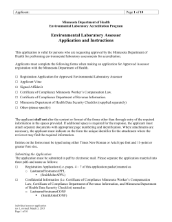 Assessor Application Form (PDF: 84 KB/10 pages)