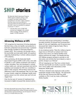 Advancing Wellness at ATS