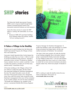 Rochester: It Takes a Village to be Healthy