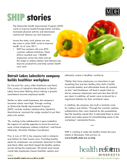 Detroit Lakes Lakeshirts company builds healthier workplace