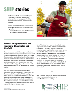 Farmers bring more fruits and veggies to Bloomington and Richfield