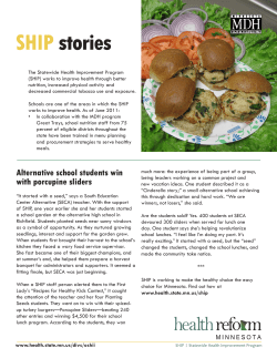 Alternative school students winners with porcupine sliders
