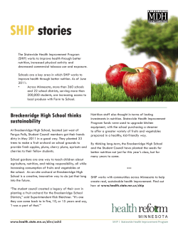 Breckenridge High School thinks sustainability