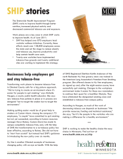 Businesses help employees get and stay tobacco free