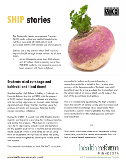 Students tried rutabaga and kohlrabi and liked them!