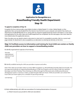 Step 10 application