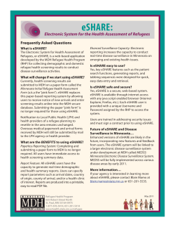 eSHARE FAQs (PDF: 116KB/1 page)