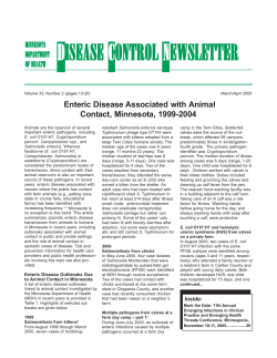 March/April 2005: Volume 33, Number 2 (PDF: 167KB/8 pages)