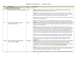 MPROVE Core Measures (PDF)