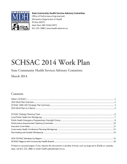 2014 SCHSAC Work Plan (PDF)