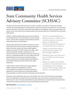 SCHSAC Overview and Map (PDF)