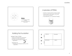 Getting Started: Using PDSA to Tackle Tough Problems (PDF)