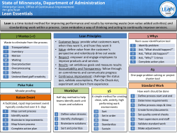 Lean Essentials (PDF)