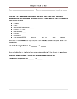 4th, 5th and 6th Grade Boys Flag Football E-Day