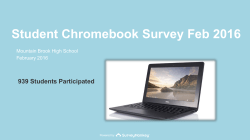 Chromebook - Student