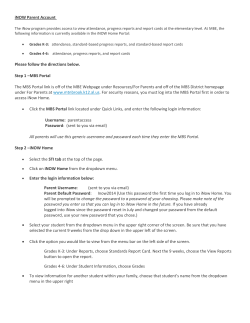 iNow Parent Portal Directions for Grades