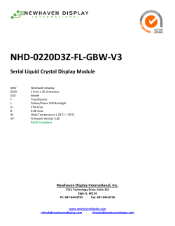 Newhaven NHD-0220D3Z-FL-GBW-V3, 2x20 character display.pdf