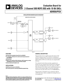 AD9958, DDS eval board.pdf