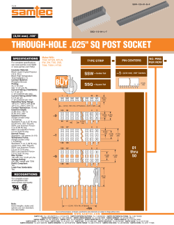 Samtec SSW catalogue page.pdf