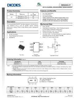 Diodes Inc. DMG6402LVT, n-FET 30V 5A logic-gate STOT-26.pdf