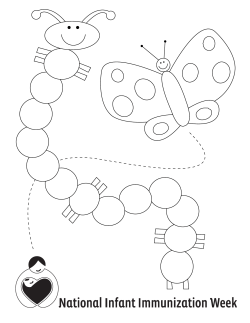 NIIW coloring sheet - caterpillar (PDF)